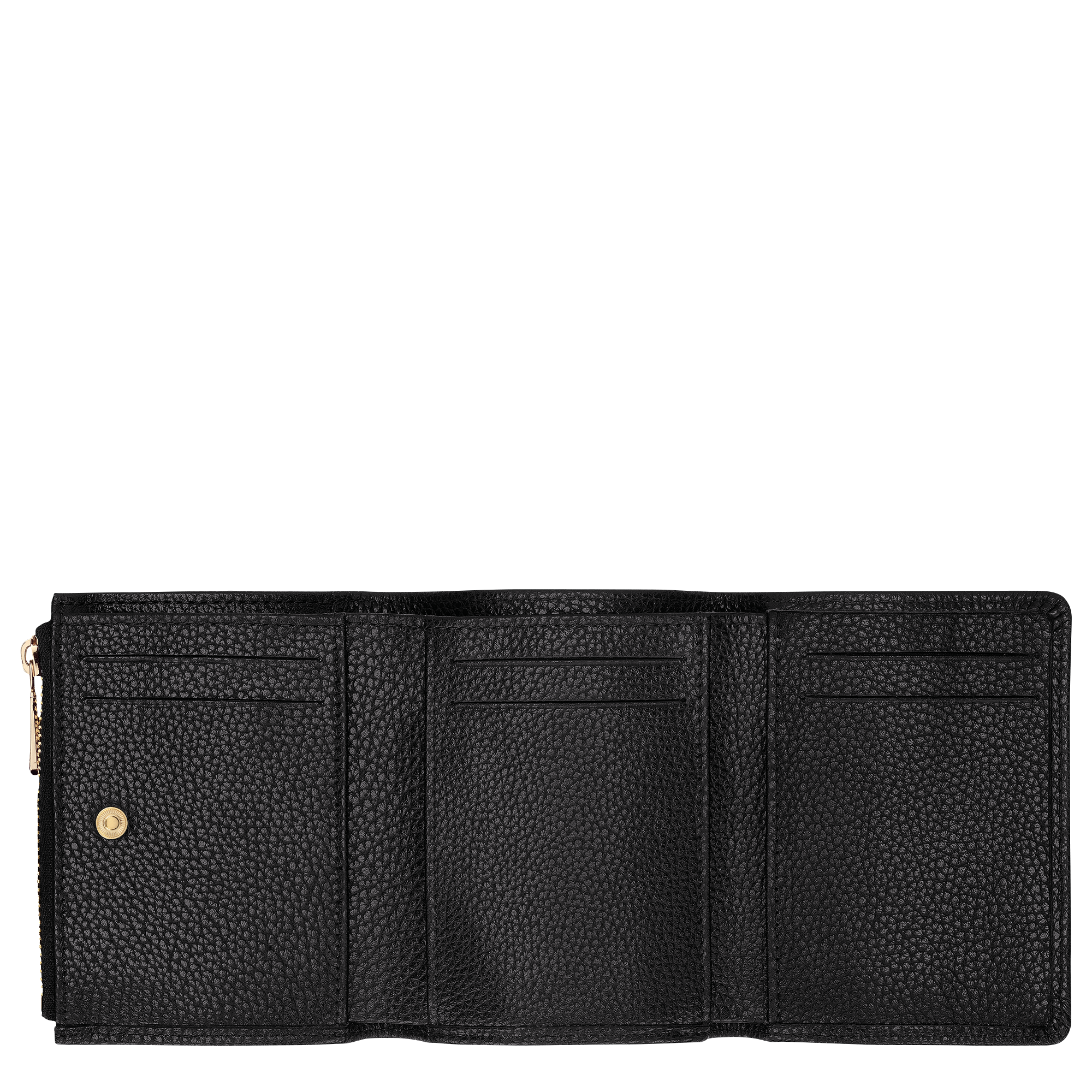 Le Foulonn&eacute; Compact wallet, Black