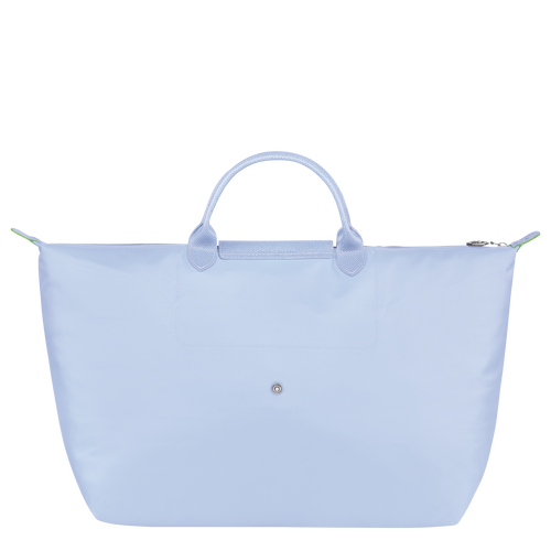 Le Pliage Green S Travel bag , Sky Blue - Recycled canvas - View 3 of 4