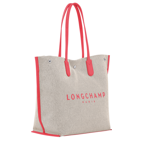 Essential 購物袋 L , 草莓色 - 帆布 - 查看 2 3