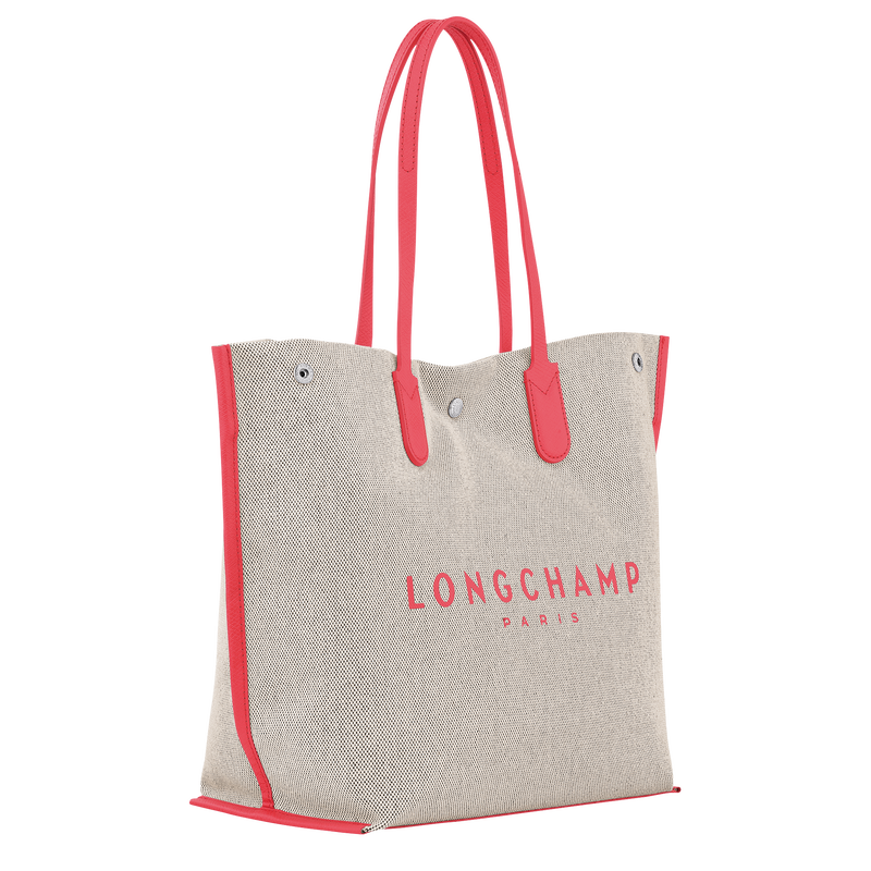 Essential 購物袋 L , 草莓色 - 帆布  - 查看 2 3