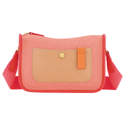 Le Foulonné S Crossbody bag , Tomato - Canvas