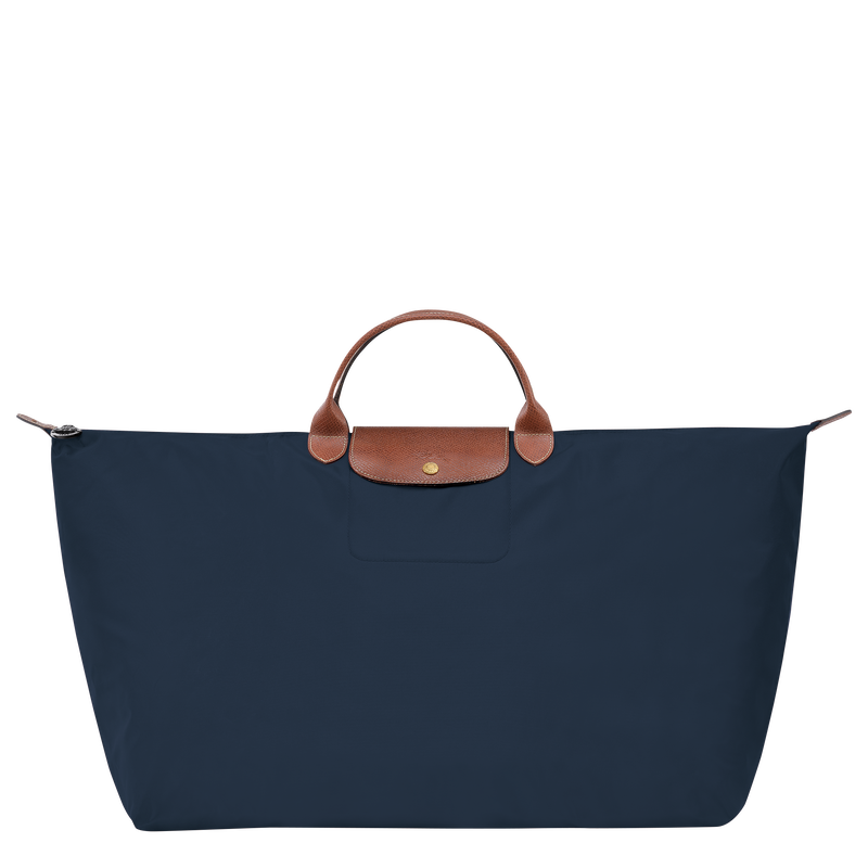 Le Pliage Original M Travel bag , Navy - Recycled canvas  - View 1 of 7