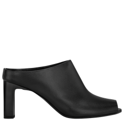 Herbst-Winter-Kollektion 2023 Pantolette mit hohem Absatz, Schwarz