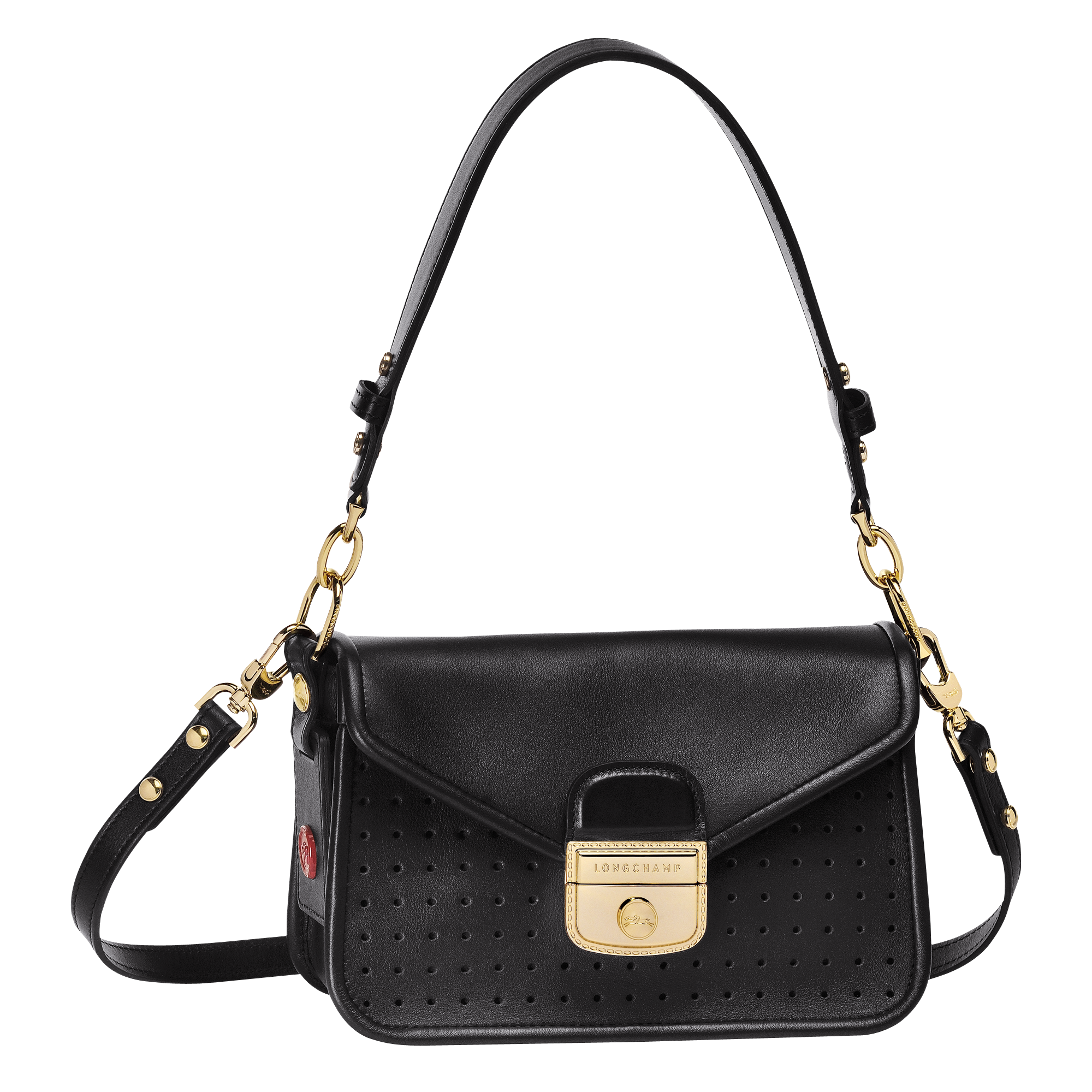 long champ bag black