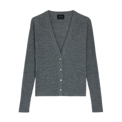 Cardigan , Grey - Knit