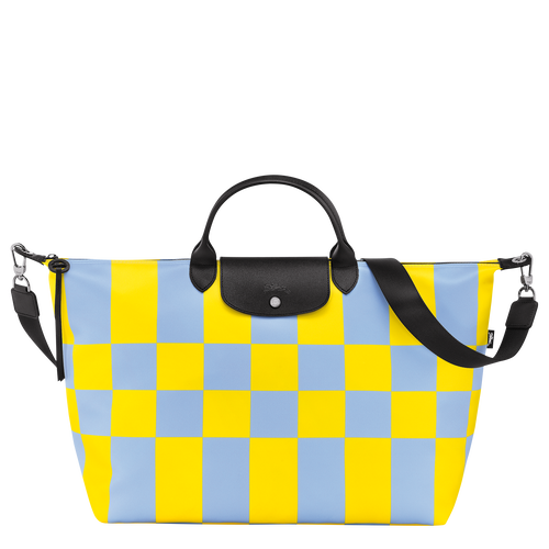 TWENTY FOUR Checkered Tote Shoulder Bag Women Crossbody Travel