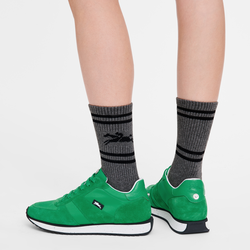 Le Pliage Green Sneakers , Green - Leather