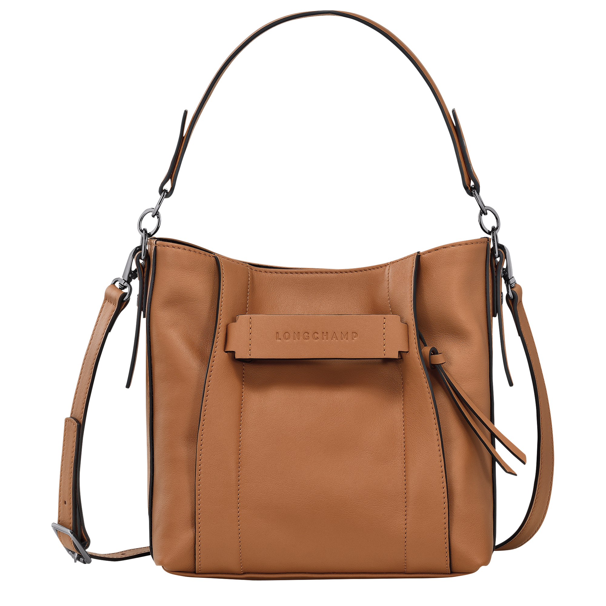 Longchamp 3D Sac bandouli&egrave;re S, Naturel