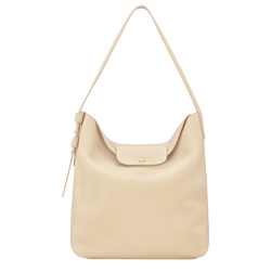 Le Cadence L Shoulder bag , Vanilla - Leather