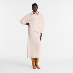 Sweater , Ecru - Knit