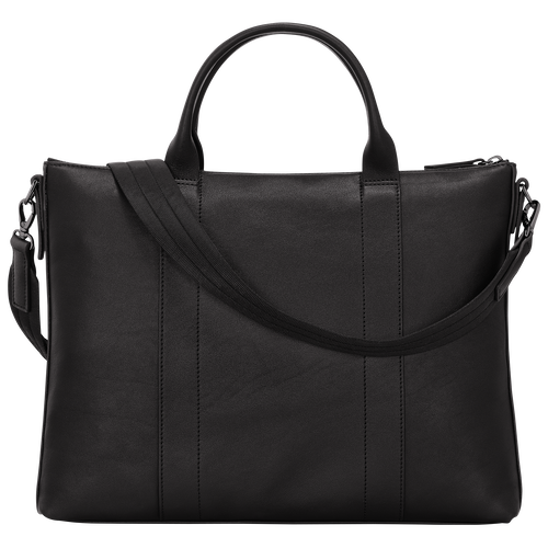 Longchamp 3D Briefcase , Black - Leather - View 4 of 5