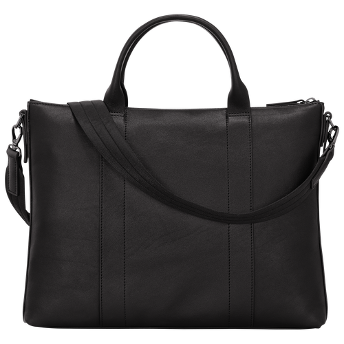 Longchamp 3D Briefcase , Black - Leather - View 4 of 5
