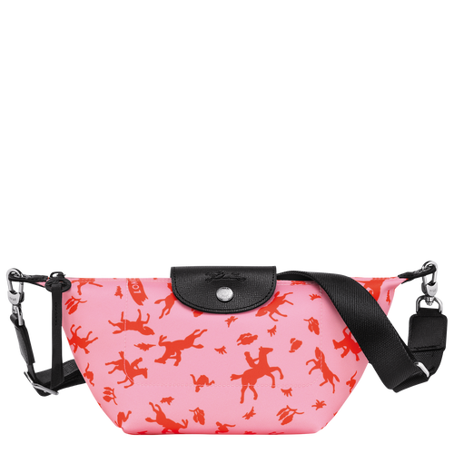 Le Pliage Collection XS Crossbody bag , Pink - Canvas - View 1 of  3