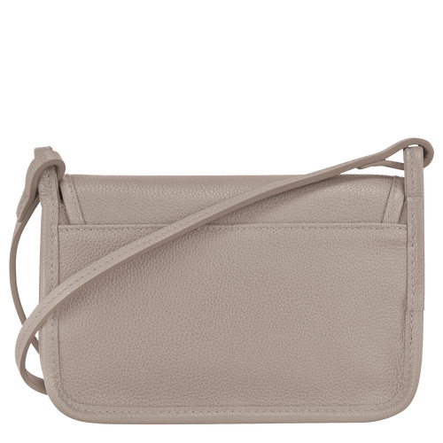 Le Foulonné Wallet on chain , Turtledove - Leather - View 4 of  5