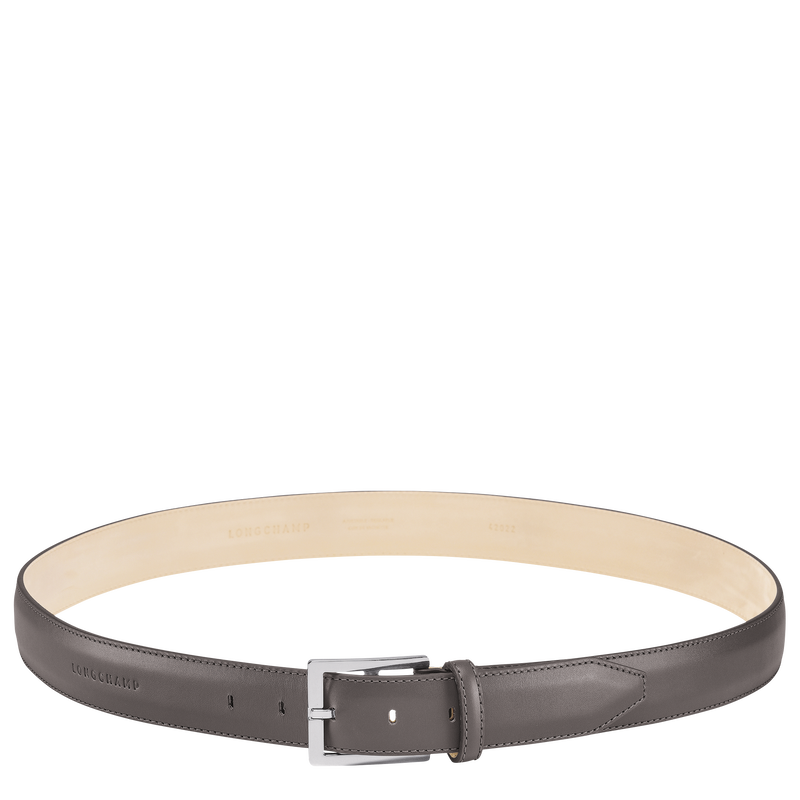 Végétal Men's belt , Grey - Leather  - View 1 of  2