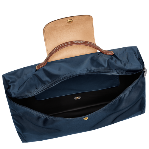 Aktentasche S Le Pliage Original , Recyceltes Canvas - Marine - Ansicht 5 von 6
