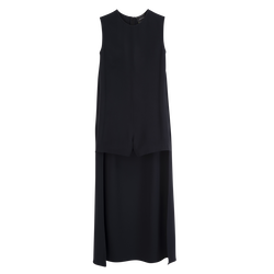 Playsuit , Black - Crepe