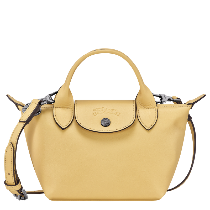 Handtasche XS Le Pliage Xtra , Leder - Weizengelb  - Ansicht 1 von 6