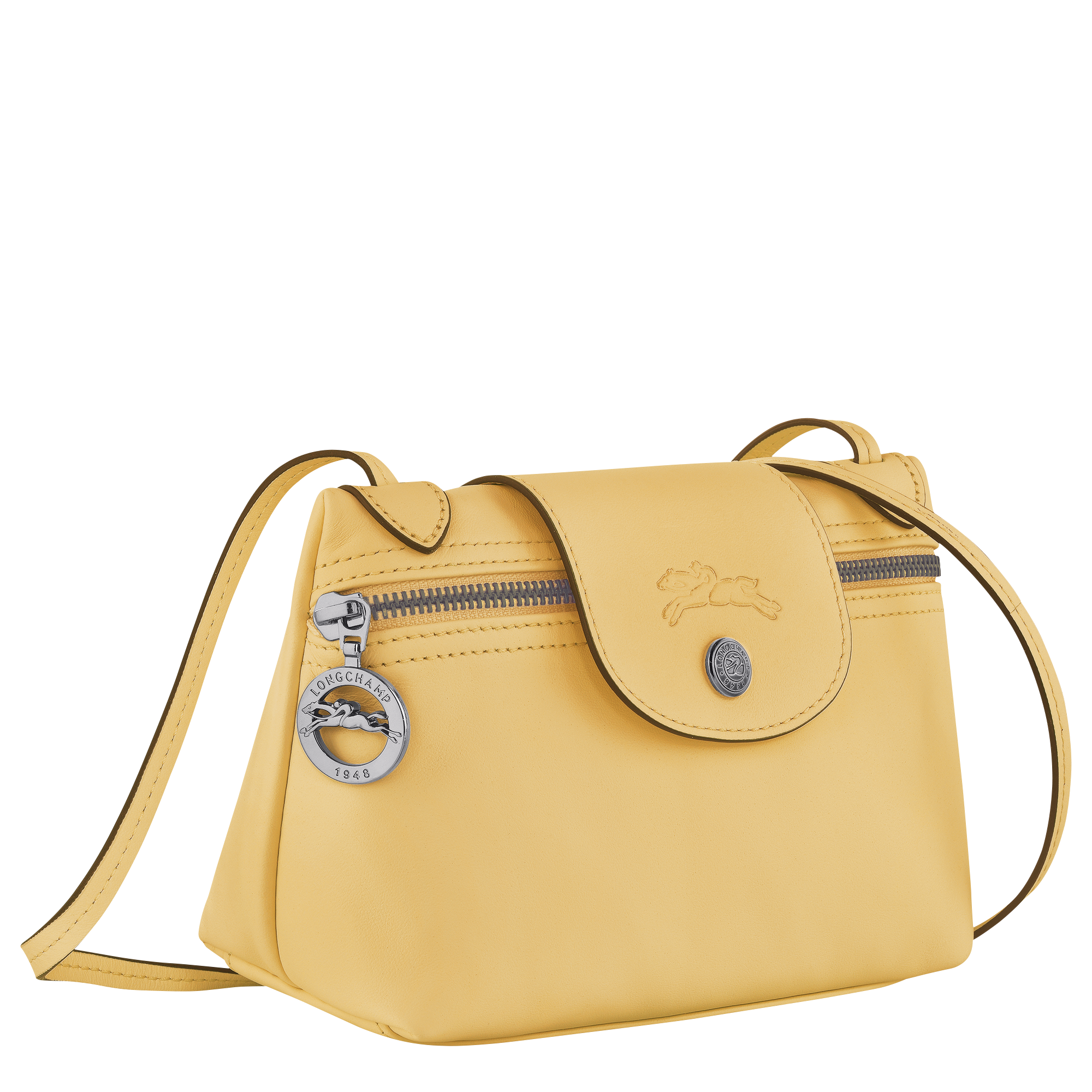 Le Pliage Xtra S Hobo bag Wheat - Leather (10210987A81)