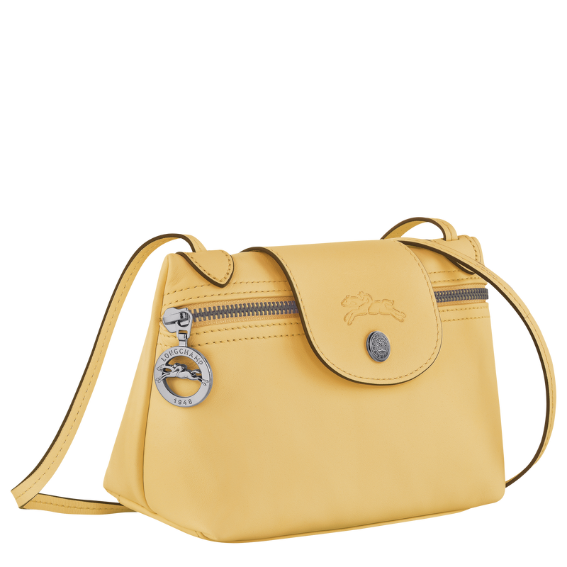 Sac bandoulière XS Le Pliage Xtra , Cuir - Blé  - Vue 2 de 4