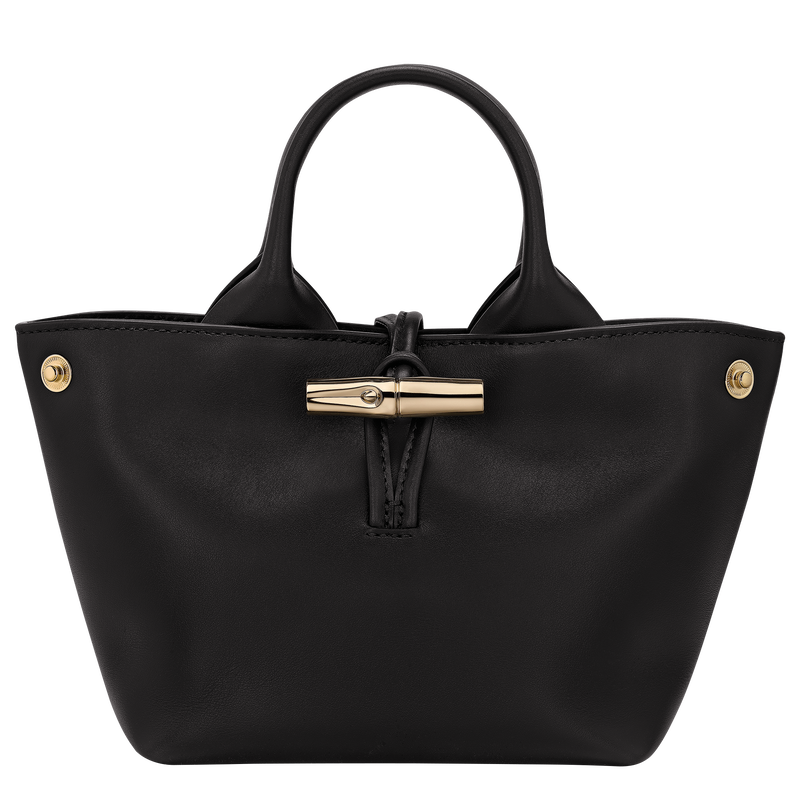 Handtasche XS Le Roseau , Leder - Schwarz  - Ansicht 5 von 7