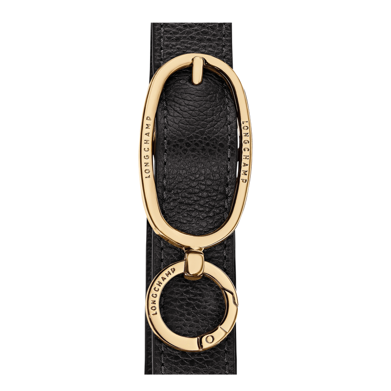 Le Foulonn&eacute; L Hobo bag , Black - Leather  - View 6 of 6