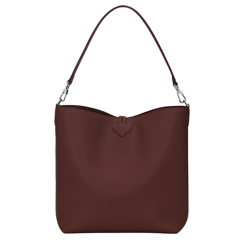 Le Roseau Bolso Hobo M , Cuero - Burdeos  - Vista 3 de 5