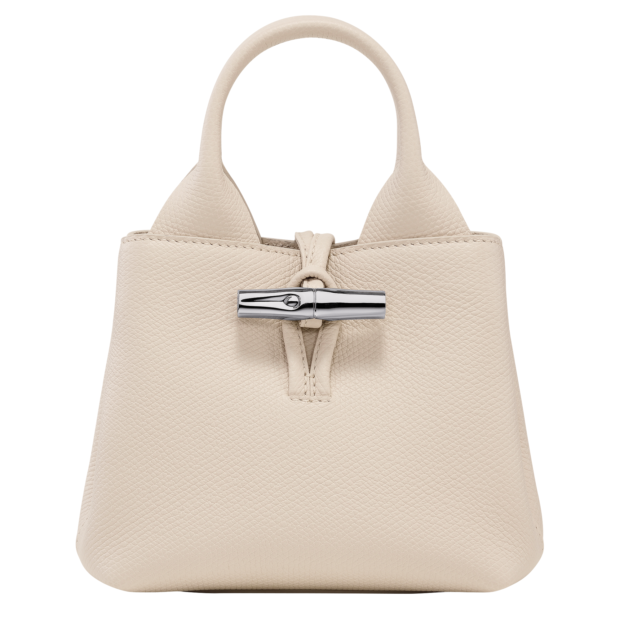 LONGCHAMP 2022新作限定品 ロゾ トップハンドルバッグ XS Le Roseau XS トップハンドルバッグ パピエ - レザー