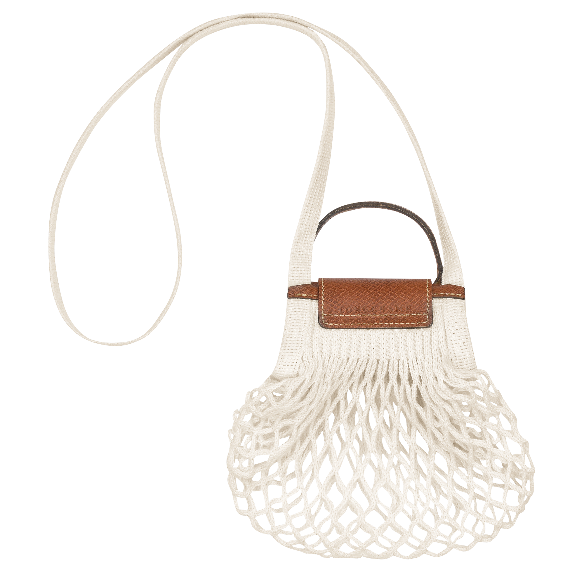 Mesh bag XS, Ecru - View 4 of
4 - zoom in Le Pliage Filet Mesh bag XS, Ecru