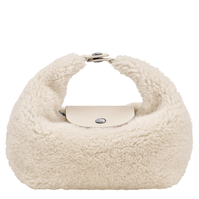 Sac à main XS Le Pliage Xtra , Cuir - Ecru  - Vue 1 de 2