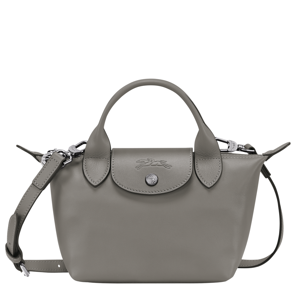 Longchamp Le Pliage Xtra XS Handbag Turtledove - Leather | Longchamp US