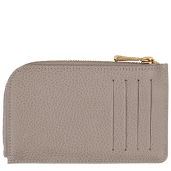 Le Foulonné Card holder , Turtledove - Leather