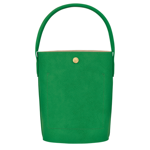 Sac seau S Épure , Cuir - Vert - Vue 4 de 5