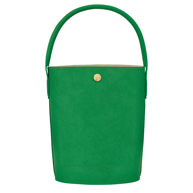 Sac seau S Épure , Cuir - Vert  - Vue 4 de 5