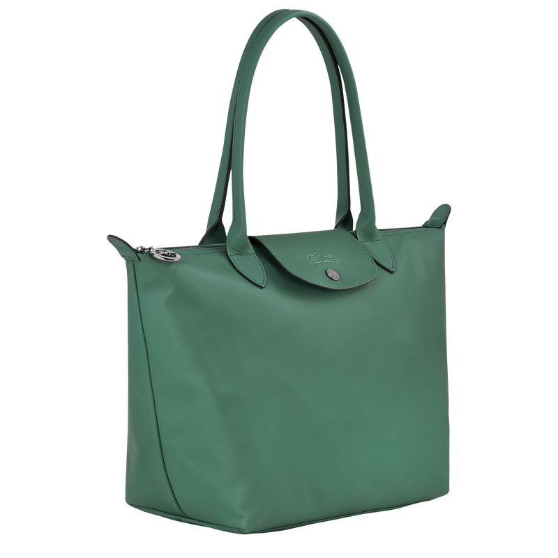 Le Pliage Xtra M Tote bag , Sage - Leather  - View 3 of  4