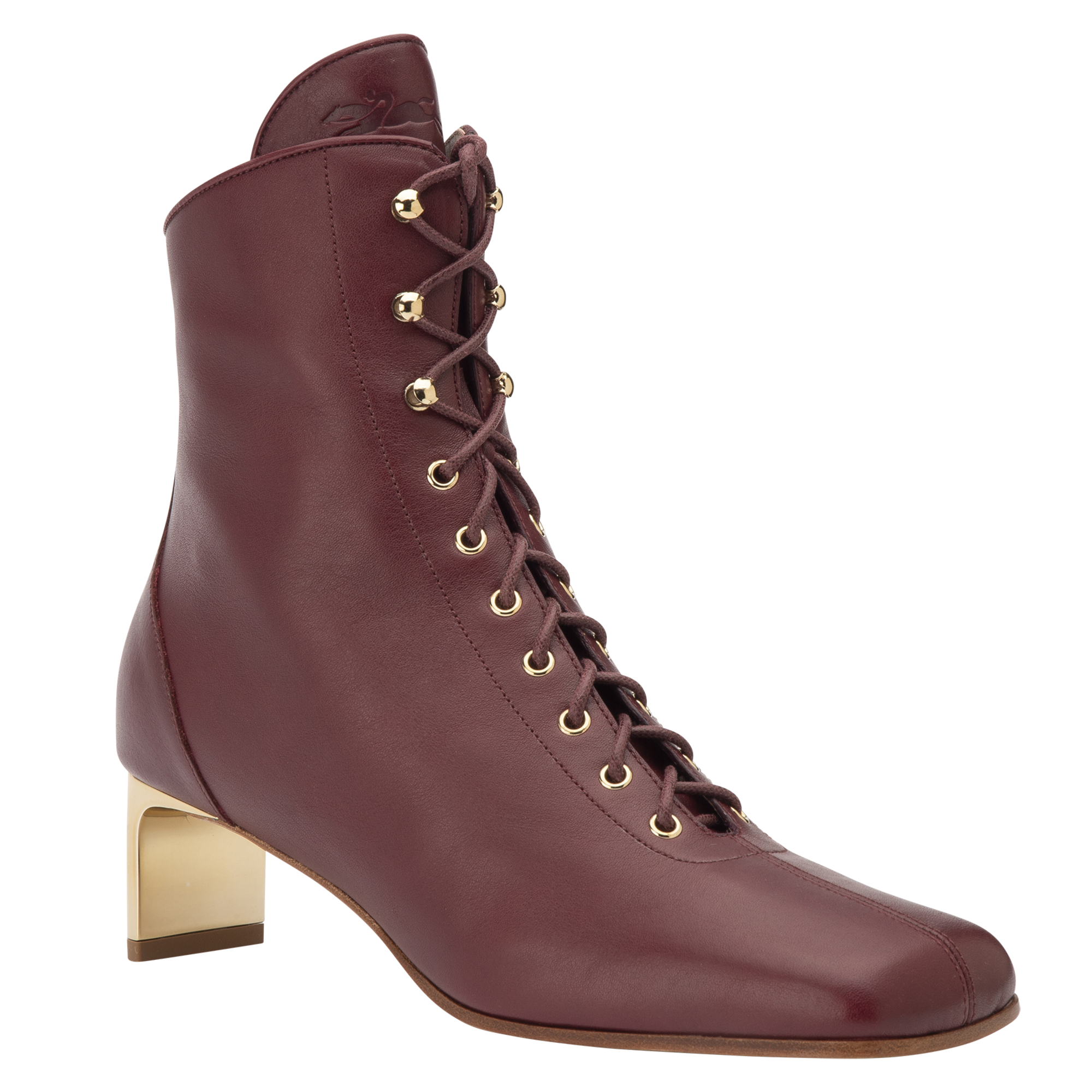 La Patineuse Stivaletti con tacco alto,  Amaranto