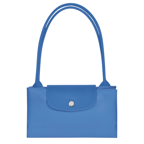 Le Pliage Green M Tote bag , Cornflower - Recycled canvas - View 4 of  4