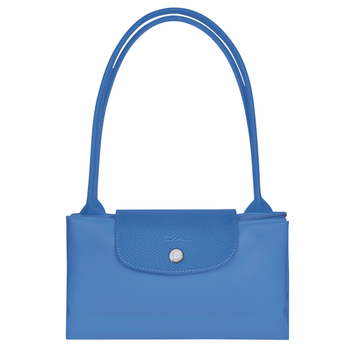 Le Pliage Green M Tote bag , Cornflower - Recycled canvas - View 4 of  4