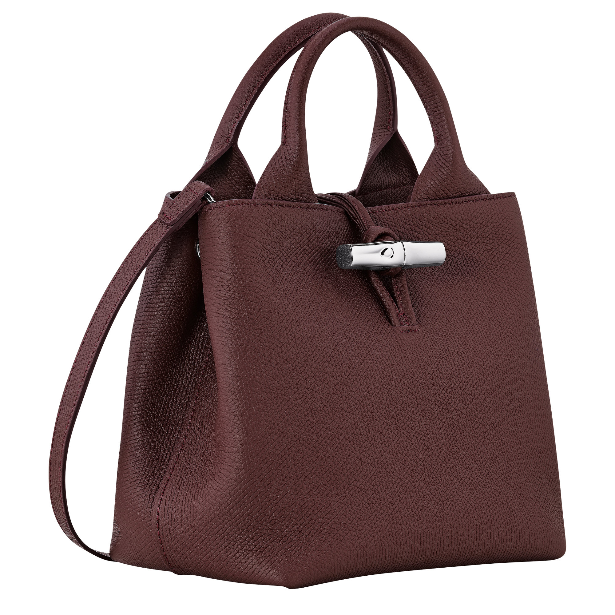 Le Roseau Handbag S, Burgundy