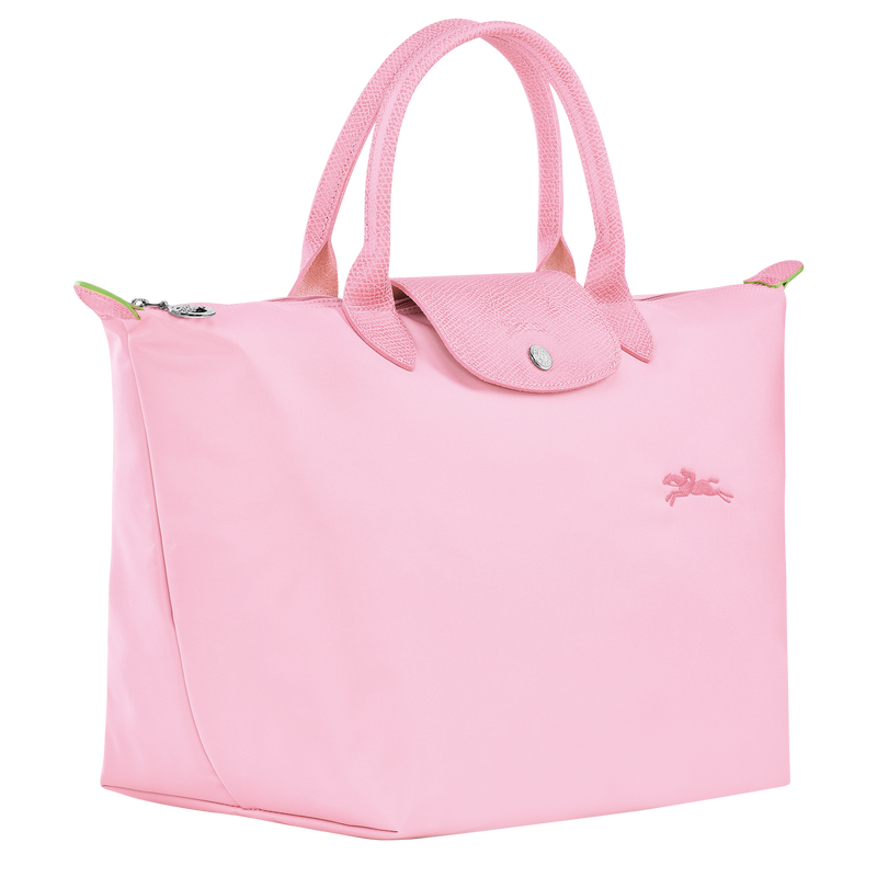 Le Pliage Green M Handbag , Pink - Recycled canvas  - View 2 of 5