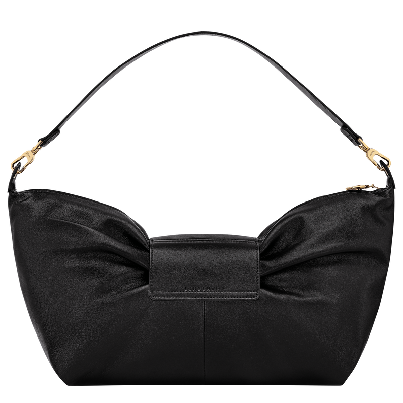 Sac port&eacute; &eacute;paule Le Pliage Xtra , Cuir - Noir  - Vue 4 de 4