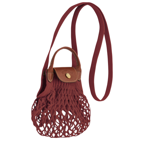 Le Pliage Filet XS Mesh bag , Mahogany - Canvas - View 3 of  4