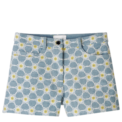 null Shorts ricamati,  Cielo