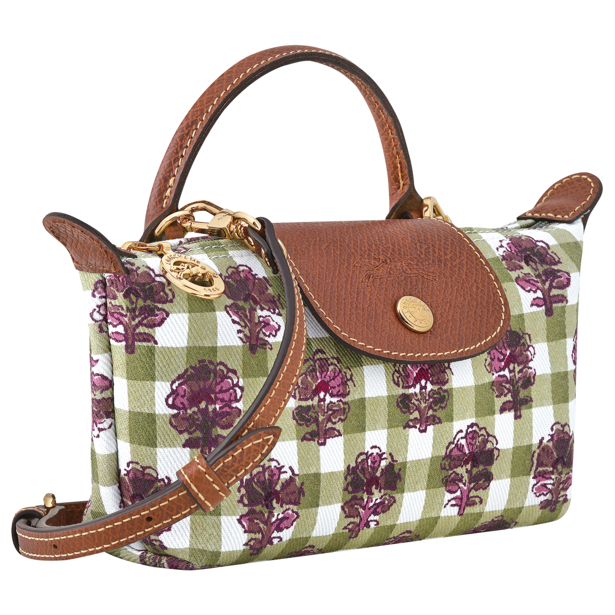 Long Champ Label Le Pliage Collection XS Pouch Artichoke - Canvas | Longchamp GB