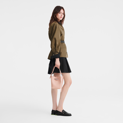 Le Roseau XS Bucket bag , Ballerina - Leather