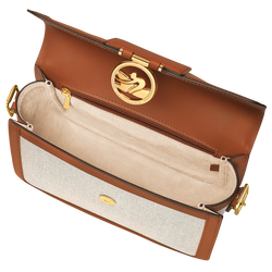 Box-Trot Crossbody bag M, Cognac
