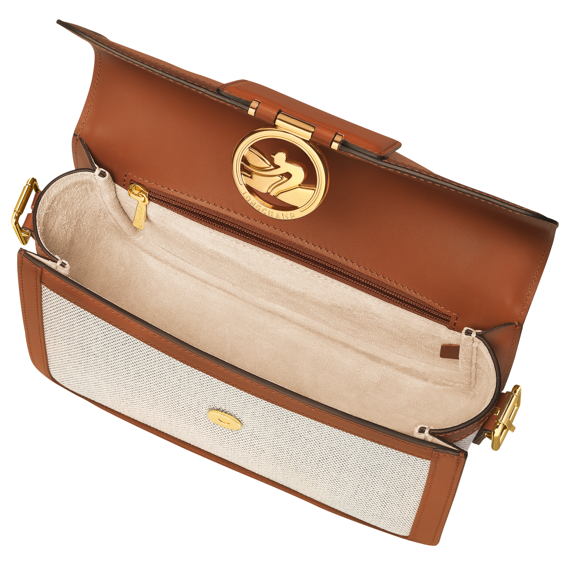 Crossbody bag M, Cognac - View 5 of
6 - zoom in Box-Trot Crossbody bag M, Cognac