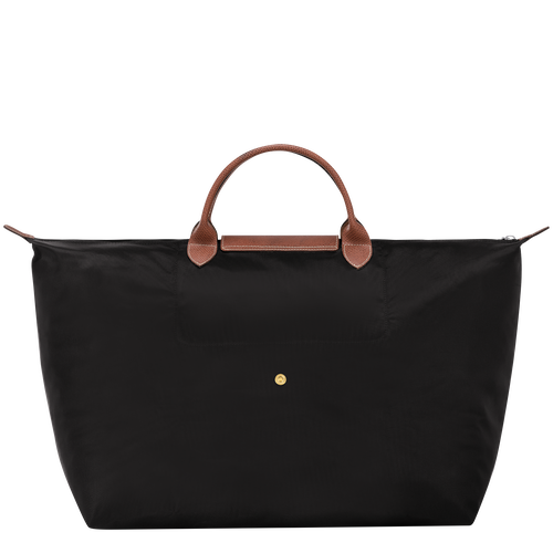 Reisetasche S Le Pliage Original , Recyceltes Canvas - Schwarz - Ansicht 4 von 6