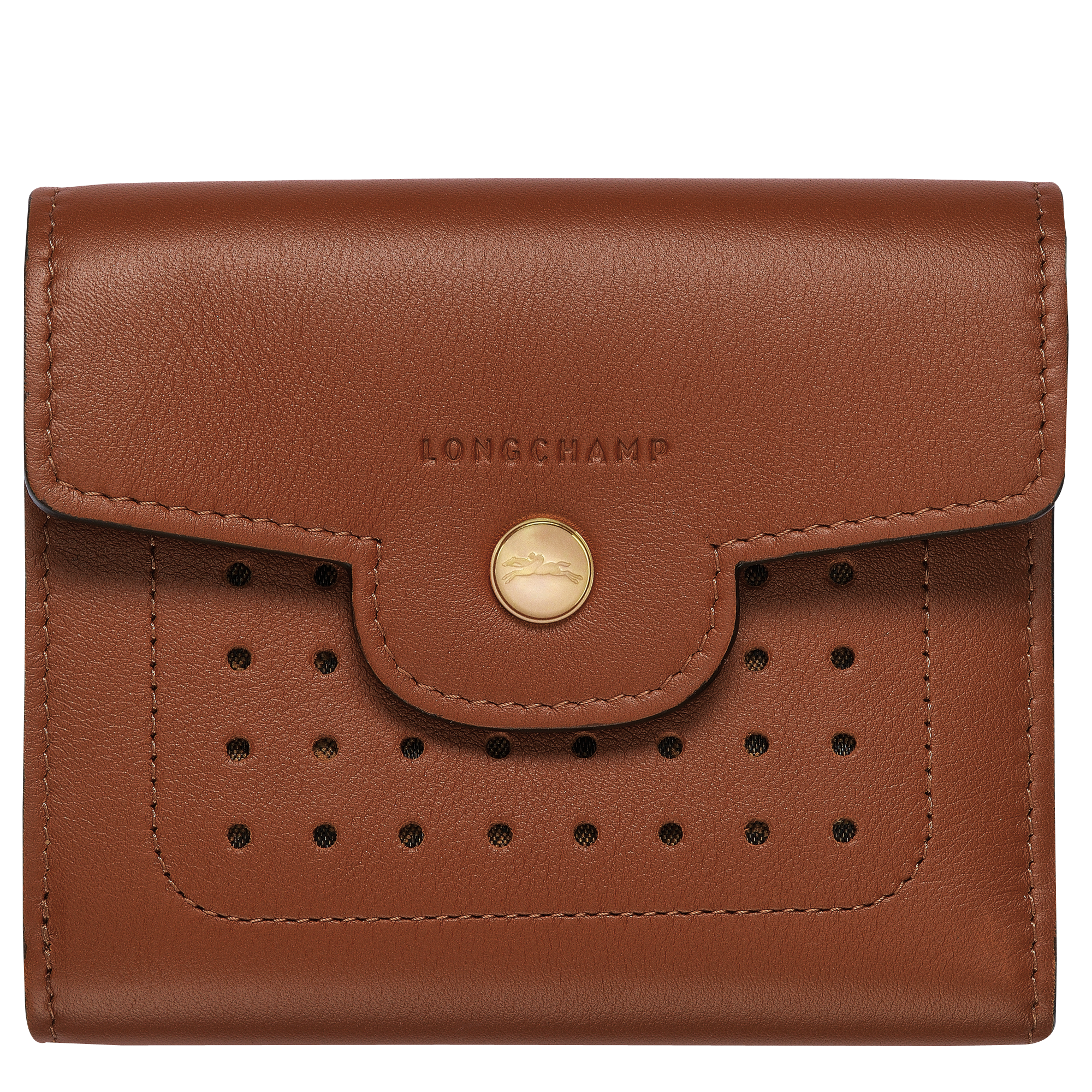 longchamp compact wallet