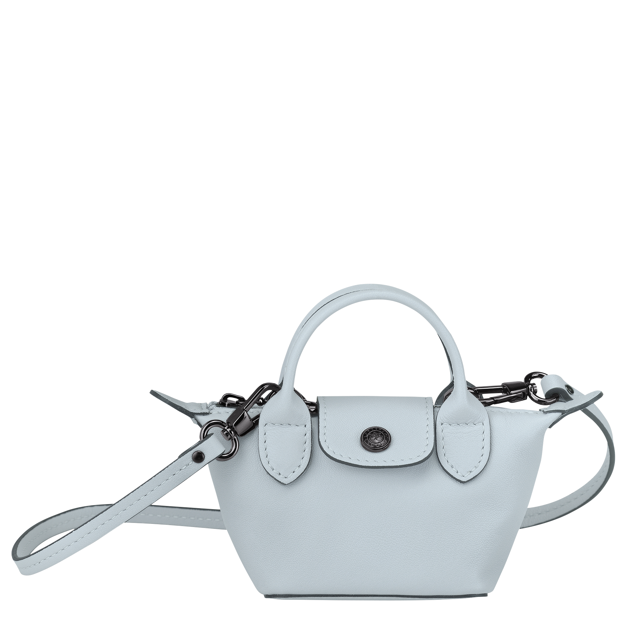 longchamp le pliage light blue